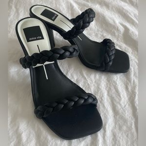 Black Dolce Vita Slides